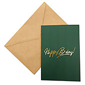 Голосовая открытка с печатью `Happy Birthday` в крафтовом конверте VC-GCP-HB-5 :: музыкальные открытки с печатью